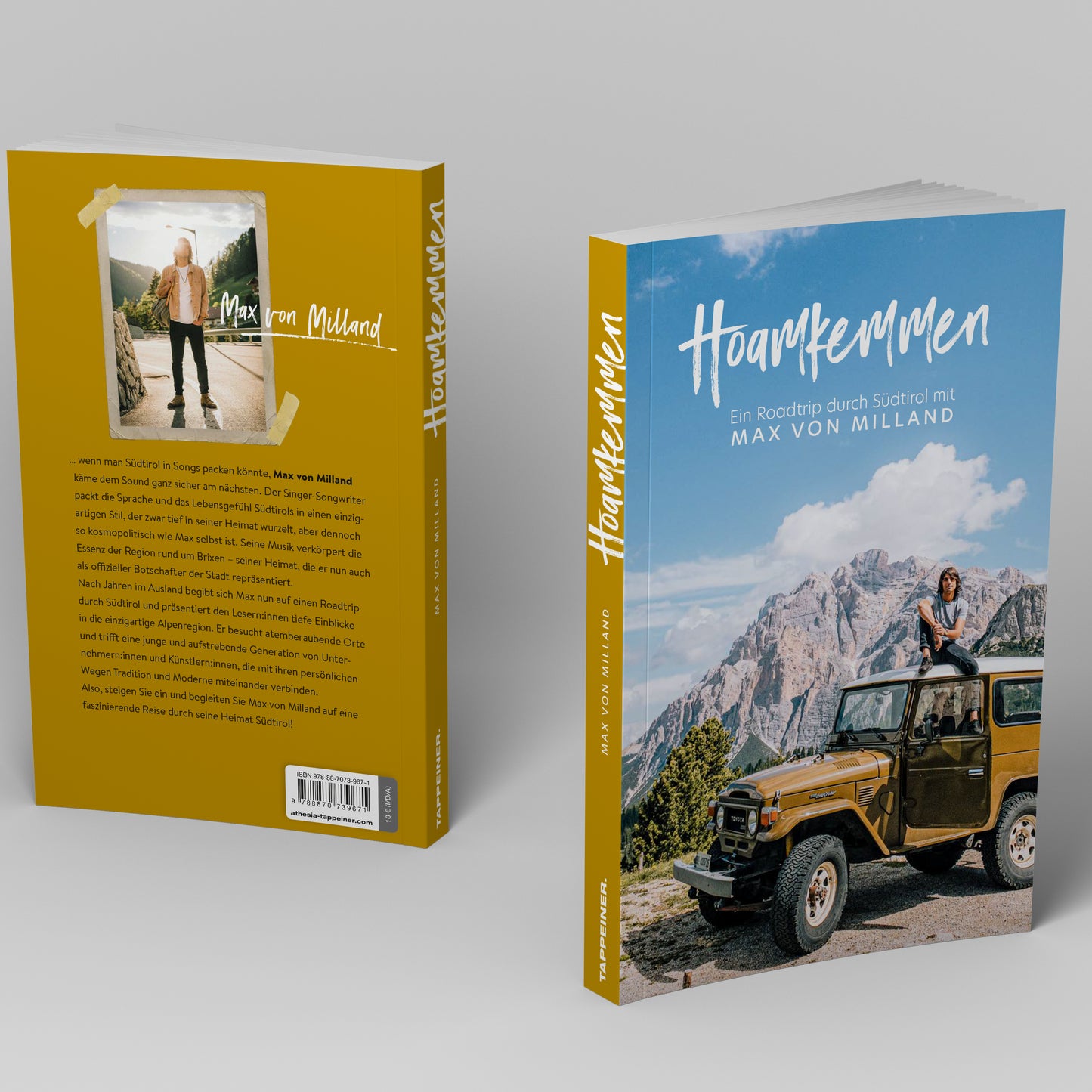 BUCH (Handsigniert) | Hoamkemmen - Ein Roadtrip durch Südtirol mit Max von Milland